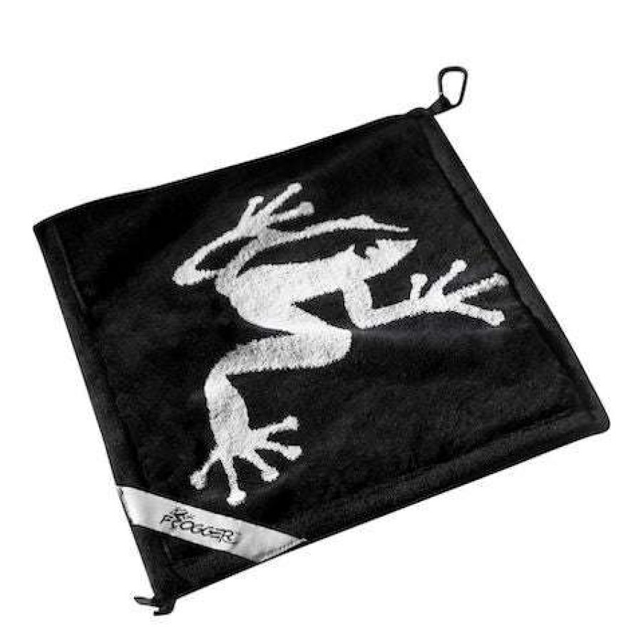 Gear * | Discount Store Frogger Amphibian Ball Towel Black