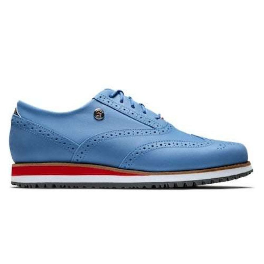 Shoes * | Shop Footjoy Women'S Sport Retro Golf Shoes Blue