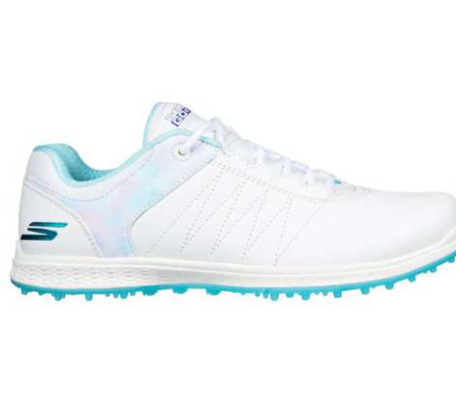 Shoes * | Clearance Sale Women'S Skechers Go Golf Pivot Splash White/Multi