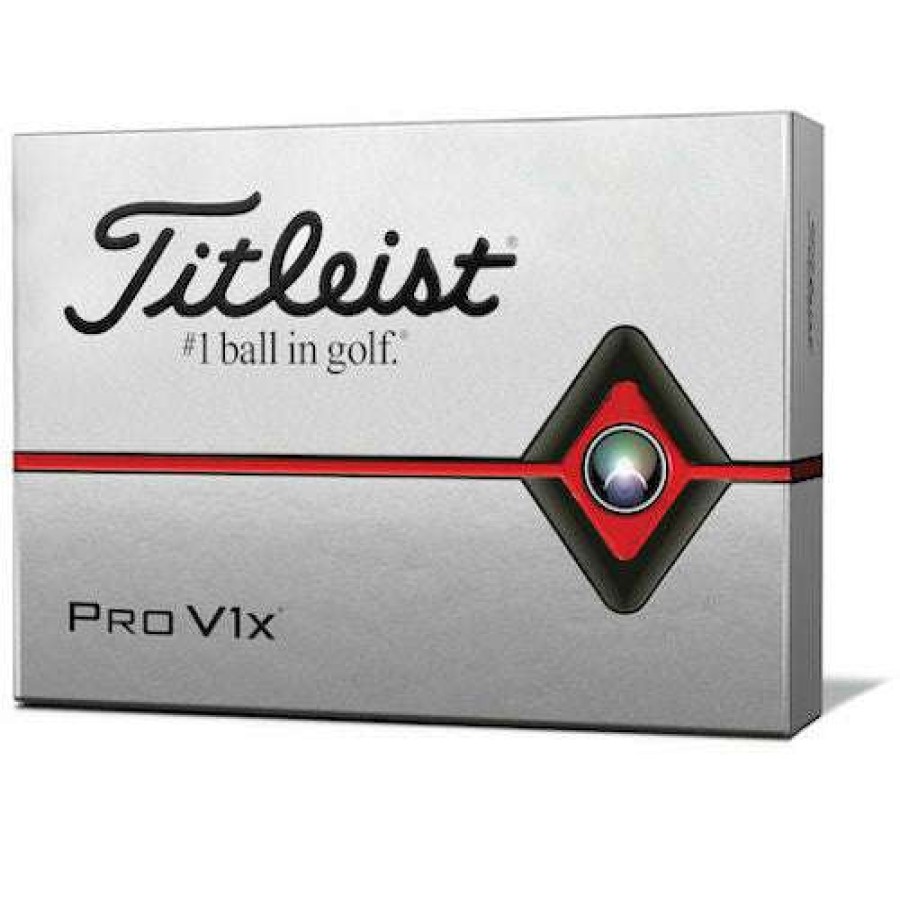 Golf Balls * | Wholesale Titleist 2019 Pro V1X Golf Balls White