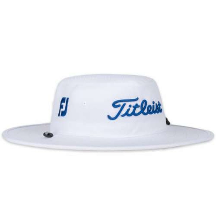 Apparel * | Shop Titleist Tour Aussie Hat White / Royal