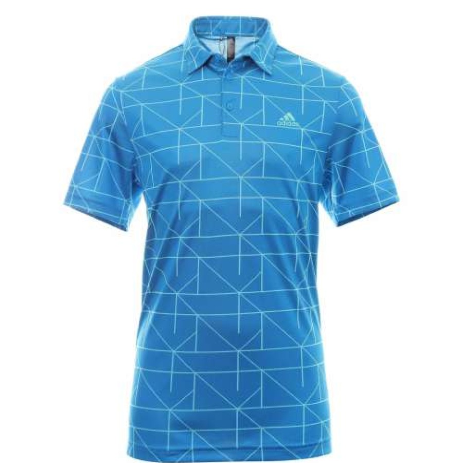 Apparel * | Clearance Adidas Lines Jaquard Polo