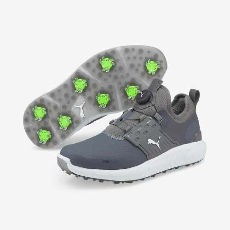 Shoes * | Discount Store Puma Ignite Articulate Disc Golf Shoes Quiet Shade / Silver / Quiet Shade