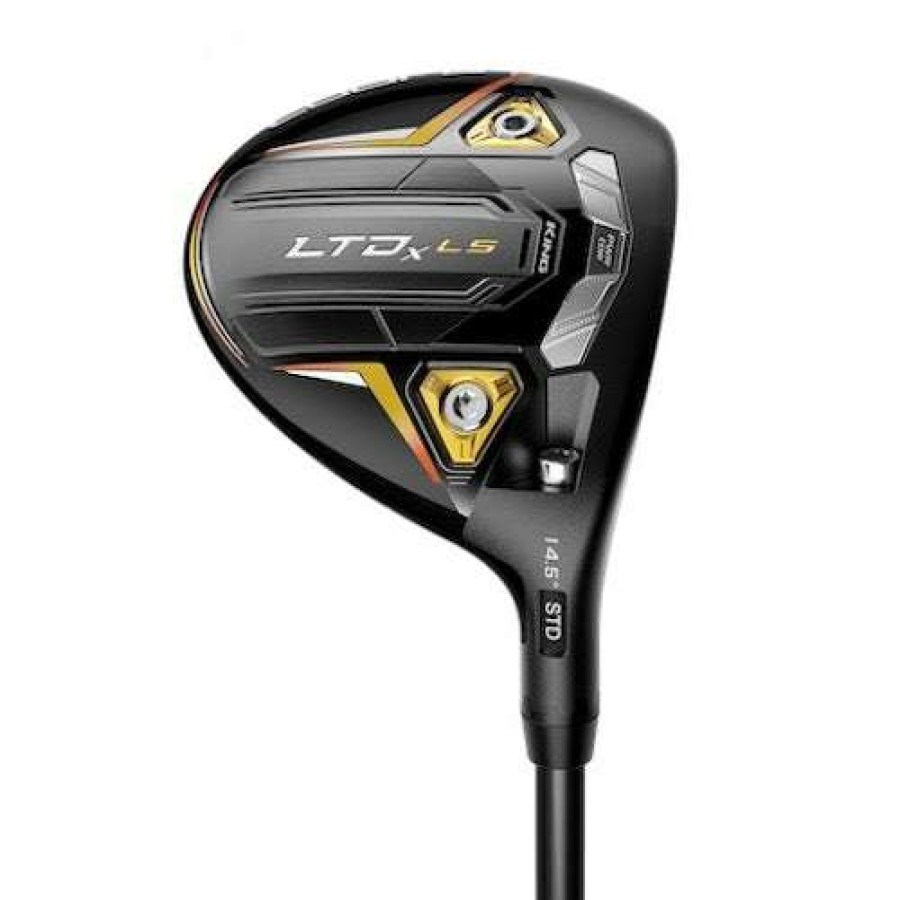 Men'S Clubs * | Quick Delivery Cobra Ltdx Ls Fairway Wood Black/Gold