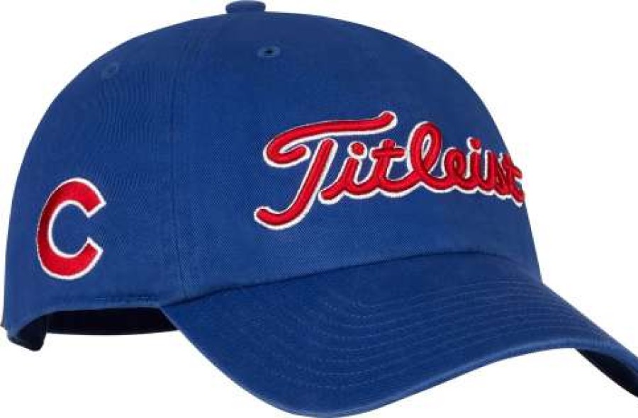 Apparel * | New Titleist Mlb Garment Wash Hat Cubs