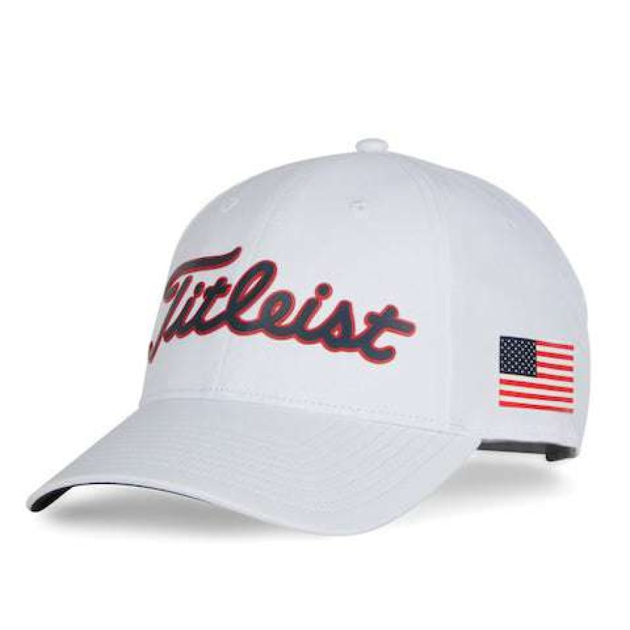 Apparel * | Titleist Wholesale 2021 Stars & Stripes Performance Standard Curve White/Navy