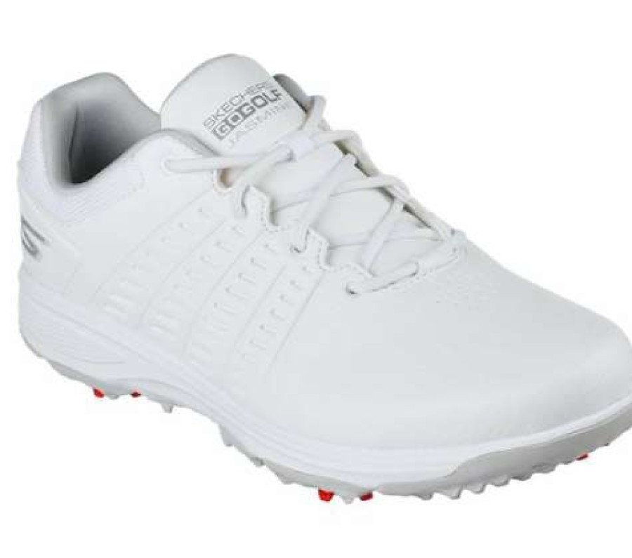 Shoes * | Online Discount Women'S Skechers Go Golf Jasmine White