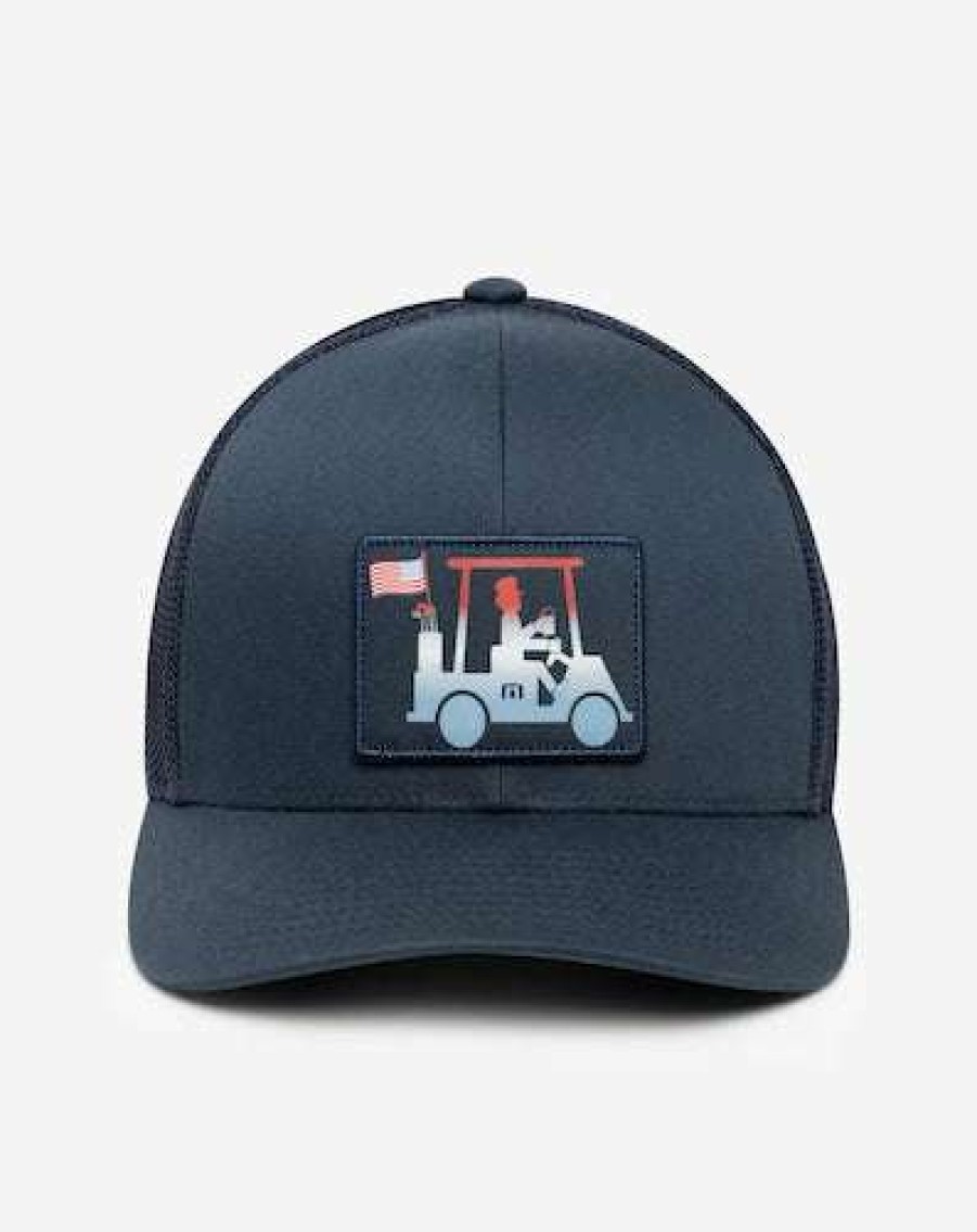 Apparel * | Discount Store Travis Mathew Barbecue Bliss Hat Blue Nights