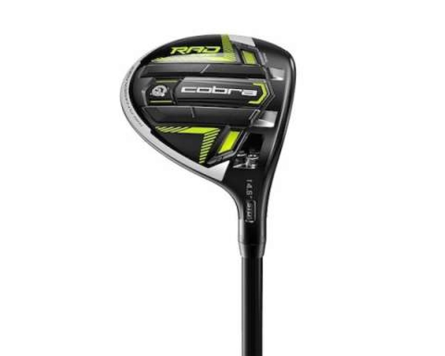 Men'S Clubs * | Shop Cobra King Radspeed Fairway Wood Black/Turbo Yellow