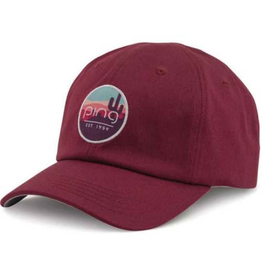 Apparel * | Top Sellers Ping Ladies Iconic Hat Magenta