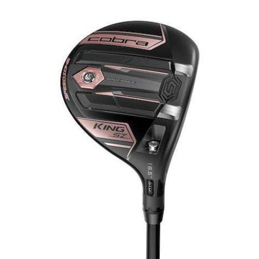 Men'S Clubs * | Free Delivery Cobra King Speed Zone Fairway Wood Black/Pink