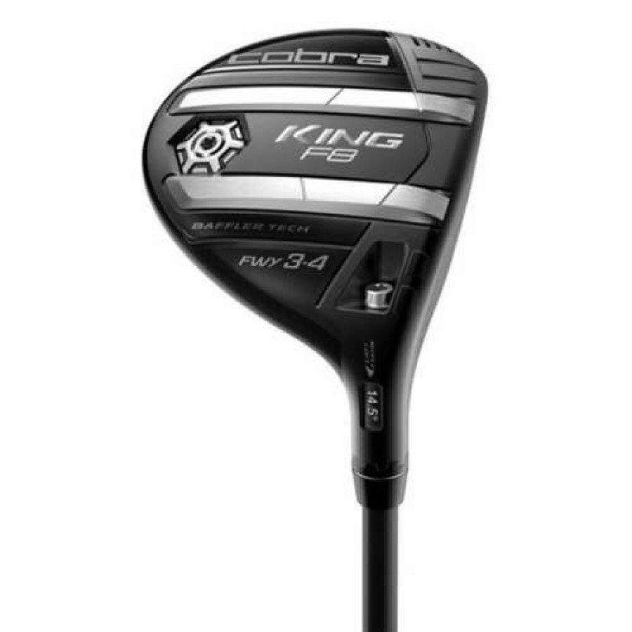 Men'S Clubs * | Clearance Cobra King F8 Fairway Wood Black/Silver