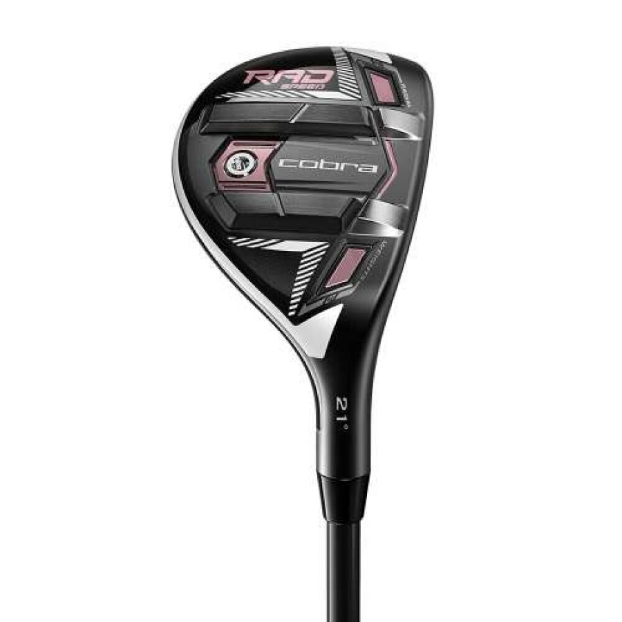 Women'S Clubs * | 100% Guarantee Cobra Women'S King Radspeed Hybrid Black/Pink