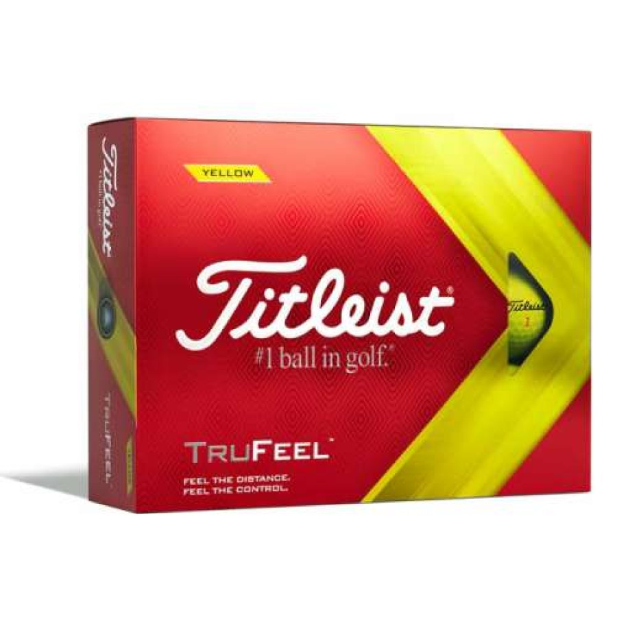 Golf Balls * | Shop Titleist 2022 Trufeel Golf Balls Yellow