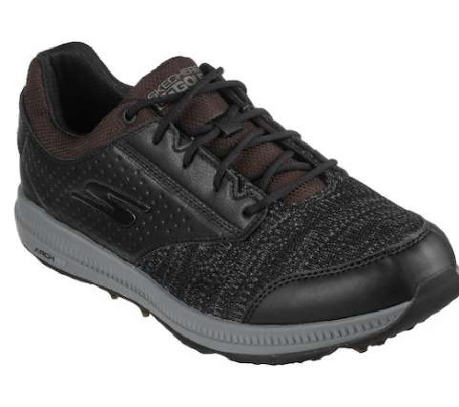 Shoes * | Quick Delivery Skechers Go Golf Elite 5 Range Golf Shoes Black / White