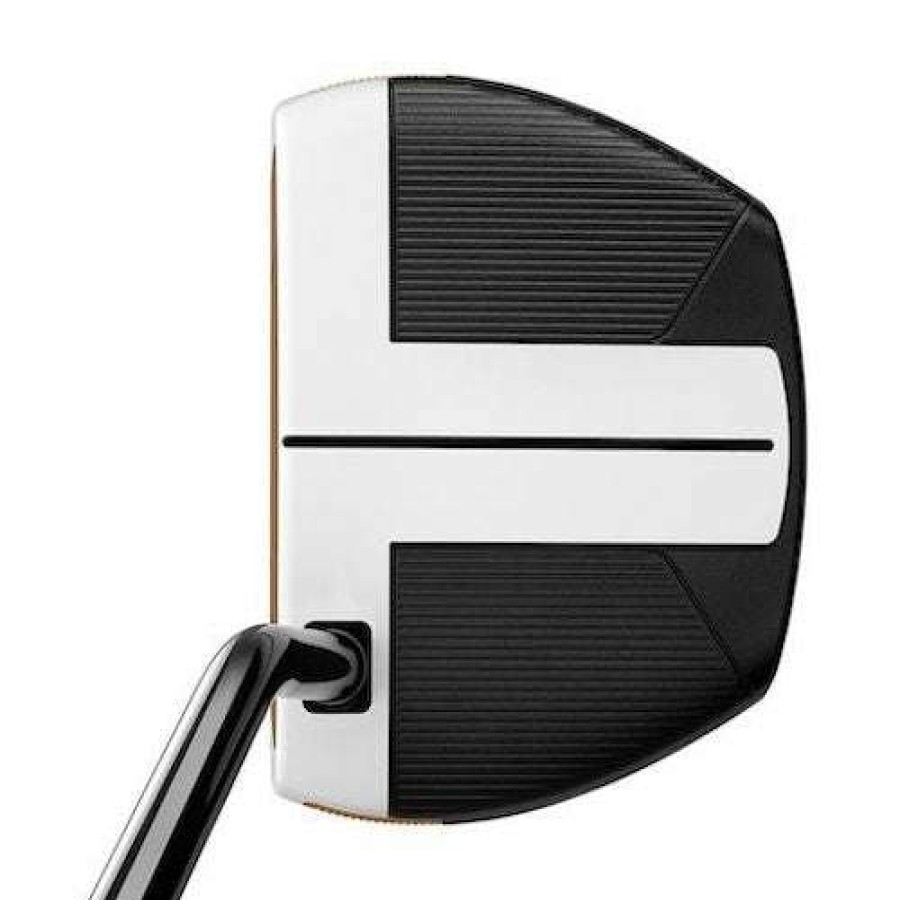 Men'S Clubs * | Premium Taylormade Spider Fcg #7 Single Bend Putter Black/White