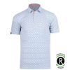 Apparel * | Clearance Swannies Hazelwood Polo White / Ocean