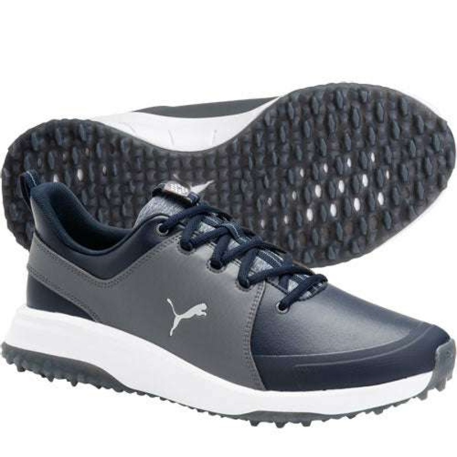 Shoes * | Clearance Sale Puma Grip Fusion Pro 3.0 Golf Shoes Navy Blazer / Quiet Shade