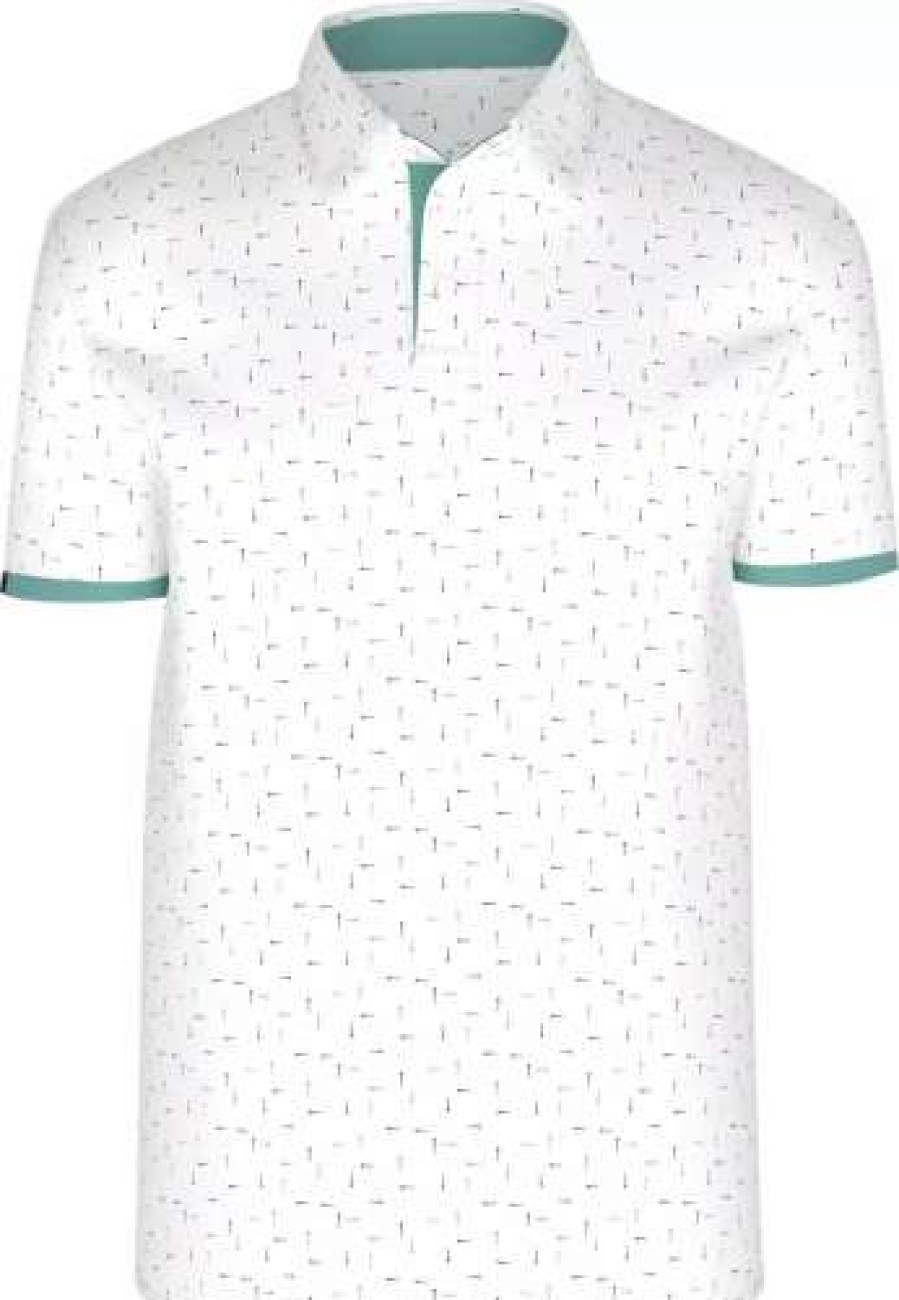 Apparel * | Clearance Swannies Fraser Polo White / Marine