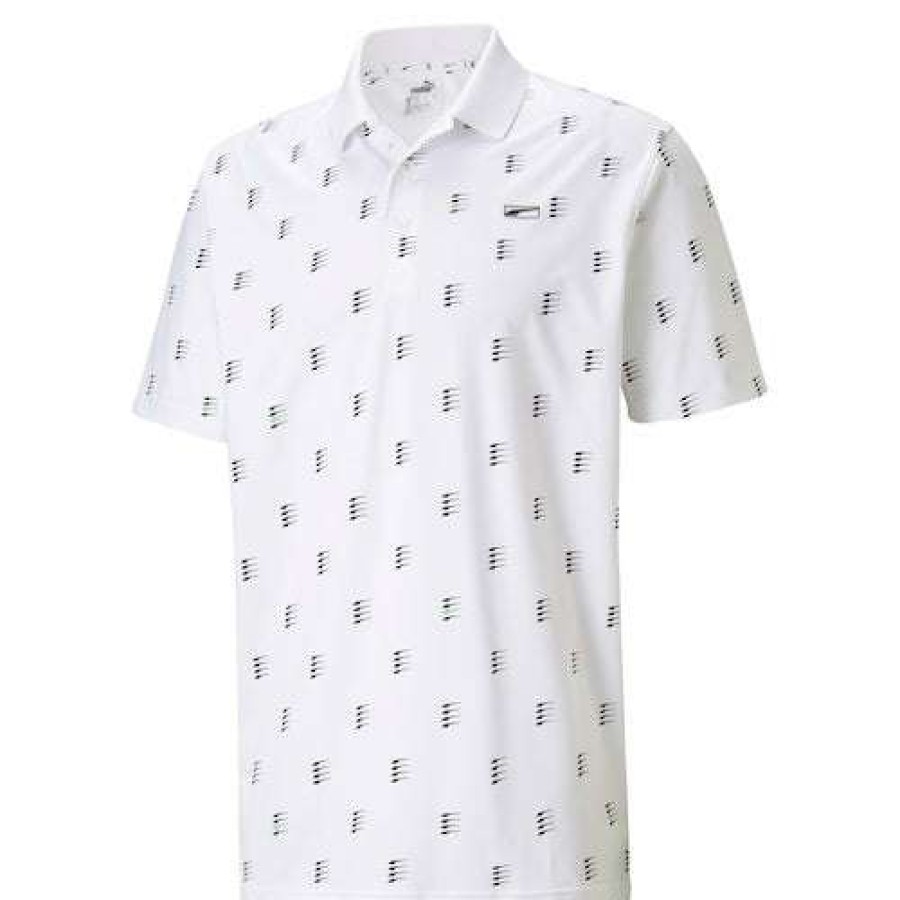 Apparel * | Discount Store Puma Mattr Moving Day Polo Bright White