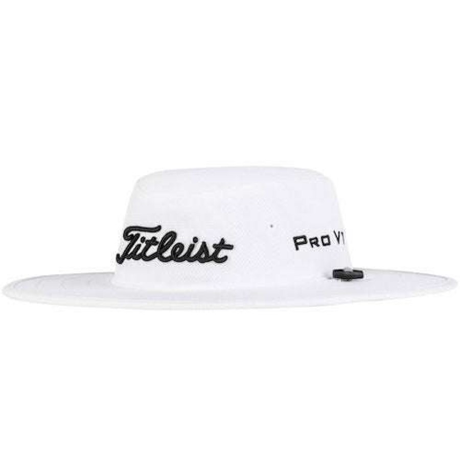 Apparel * | Shop Titleist Tour Aussie Hat White / Black