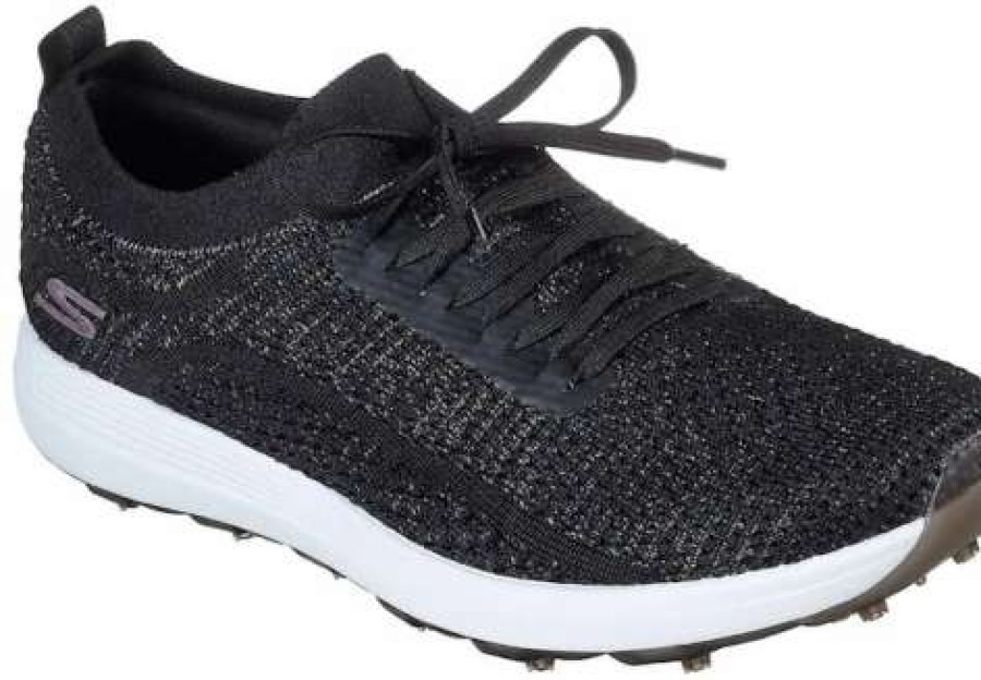 Shoes * | Quick Delivery Skechers Women'S Max Glitter Golf Shoes Black / Multi