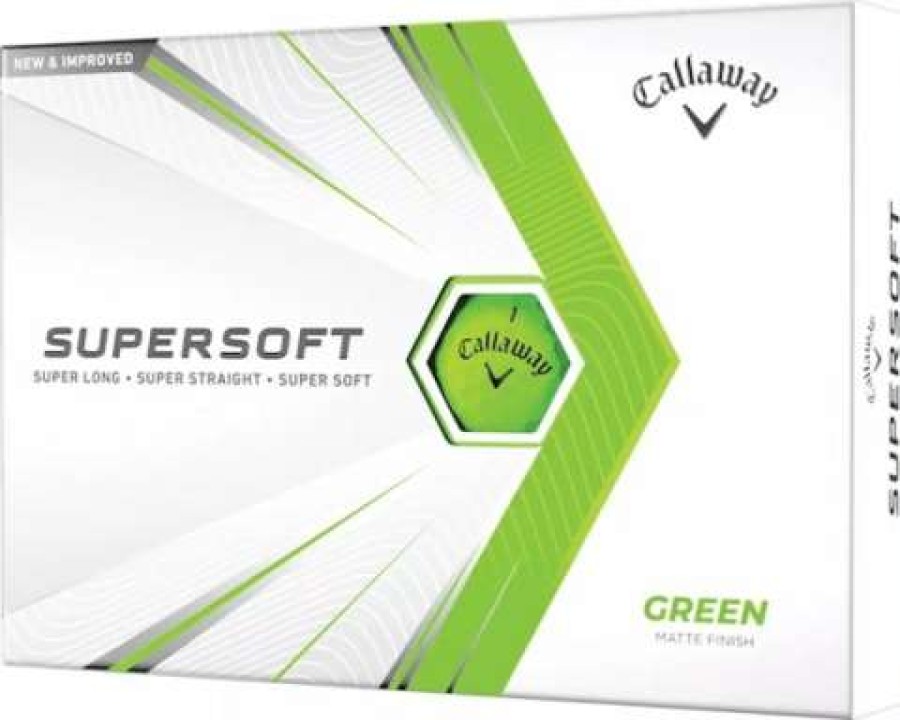 Golf Balls * | Clearance Callaway 2021 Supersoft Golf Balls Green