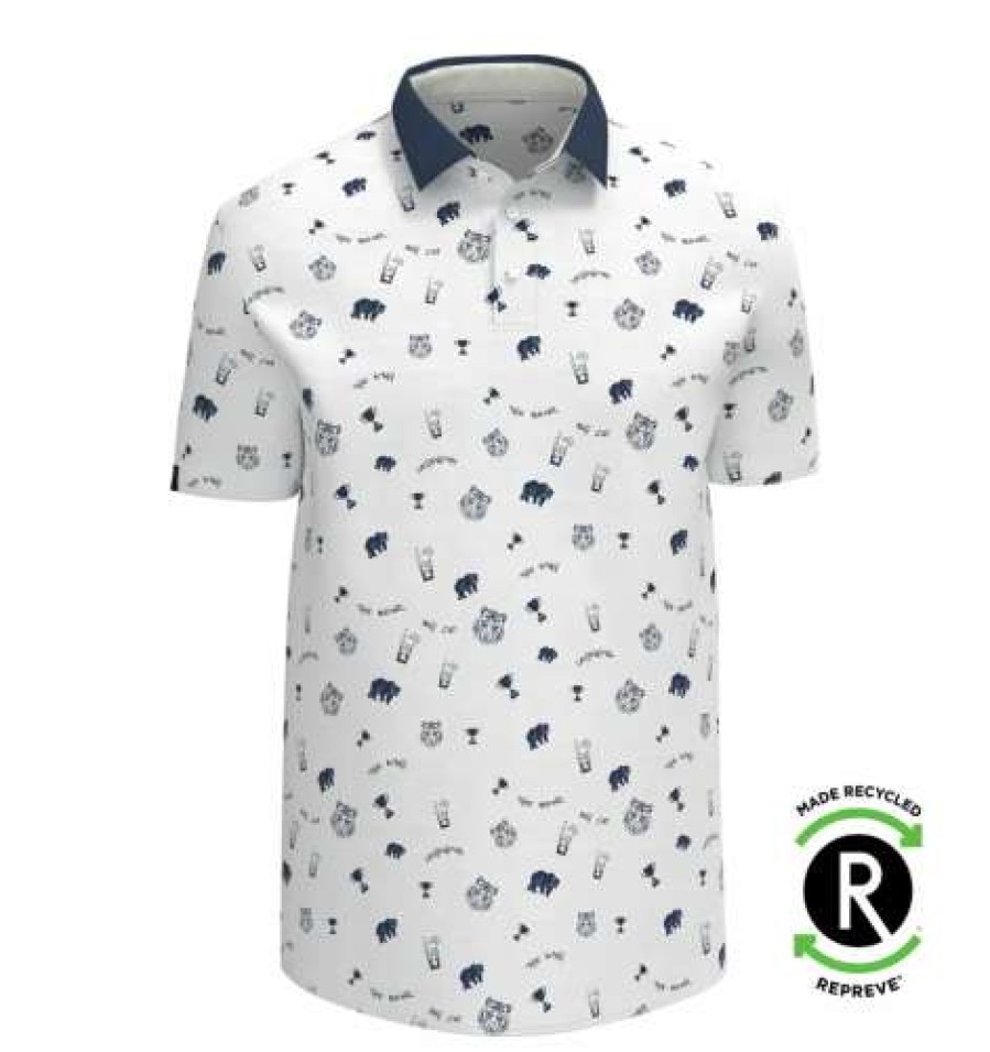 Apparel * | Cheap Online Swannies Quinlan Polo White / Navy