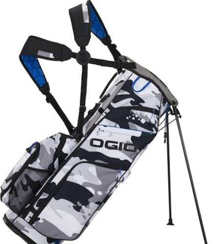 Bags * | 100% Guarantee 2021 Ogio Woode Hybrid 8 Stand Bag Arctic Camo