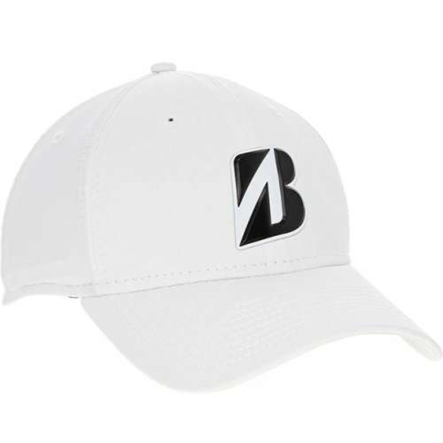 Apparel * | Best Sellers Bridgestone Rubber Logo Hat White