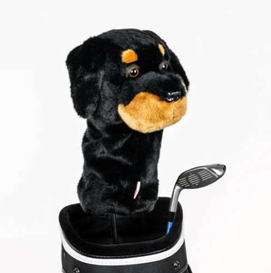 Gear * | Daphne'S Headcovers Online Discount Daphne'S Animal Headcover Rottweiler