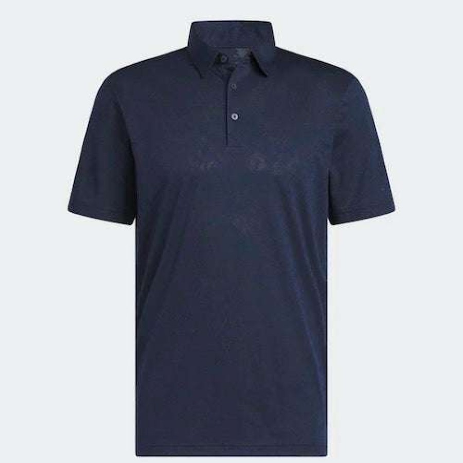 Apparel * | Shop Adidas Textured Jacquard Polo