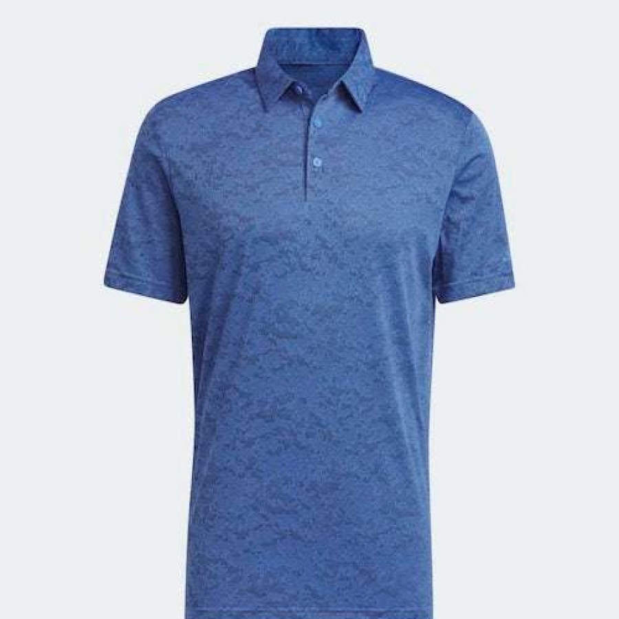 Apparel * | Shop Adidas Textured Jacquard Polo