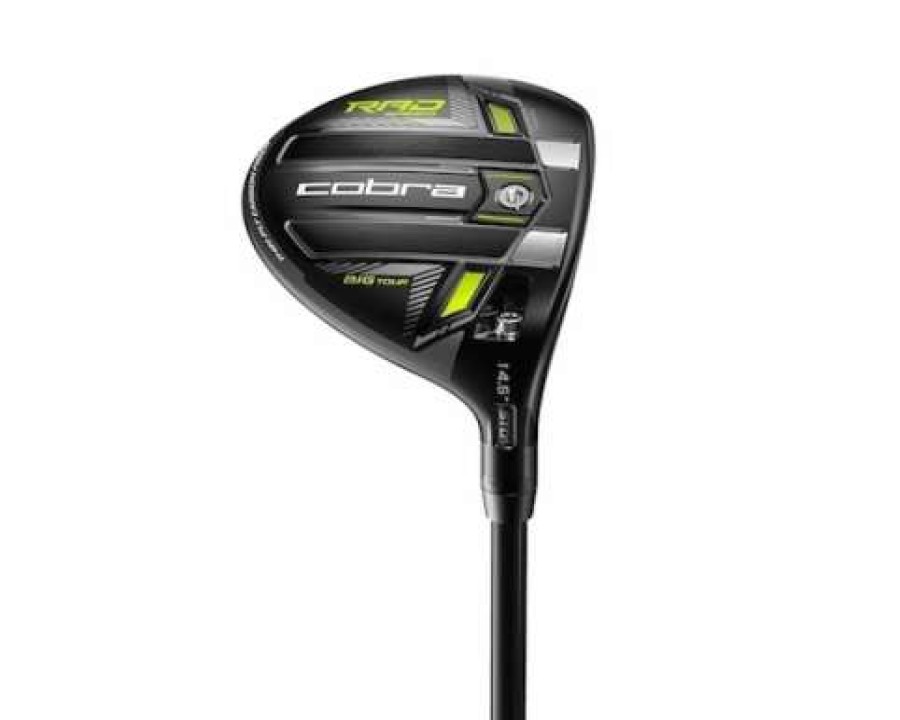 Men'S Clubs * | Flash Sale Cobra King Radspeed Big Tour Fairway Wood Black/Turbo Yellow