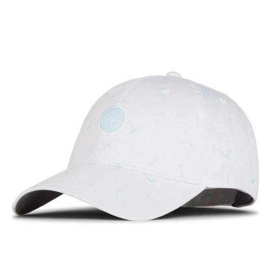 Apparel * | Free Delivery Titleist Women'S Montauk Prints Hat White/Sky