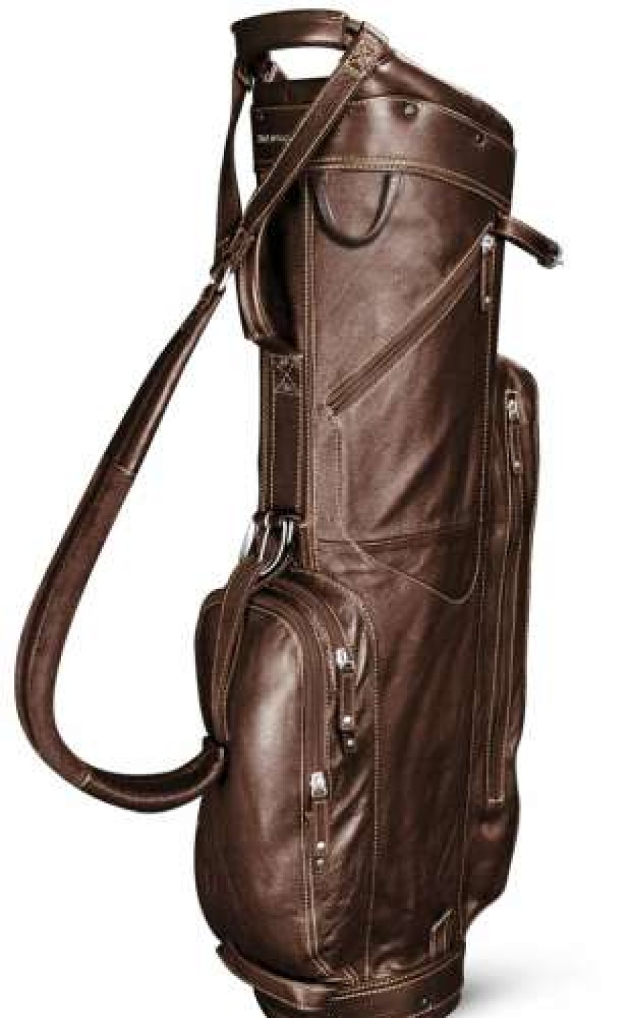 Bags * | Top Sellers Sun Mountain Leather Cart Bag