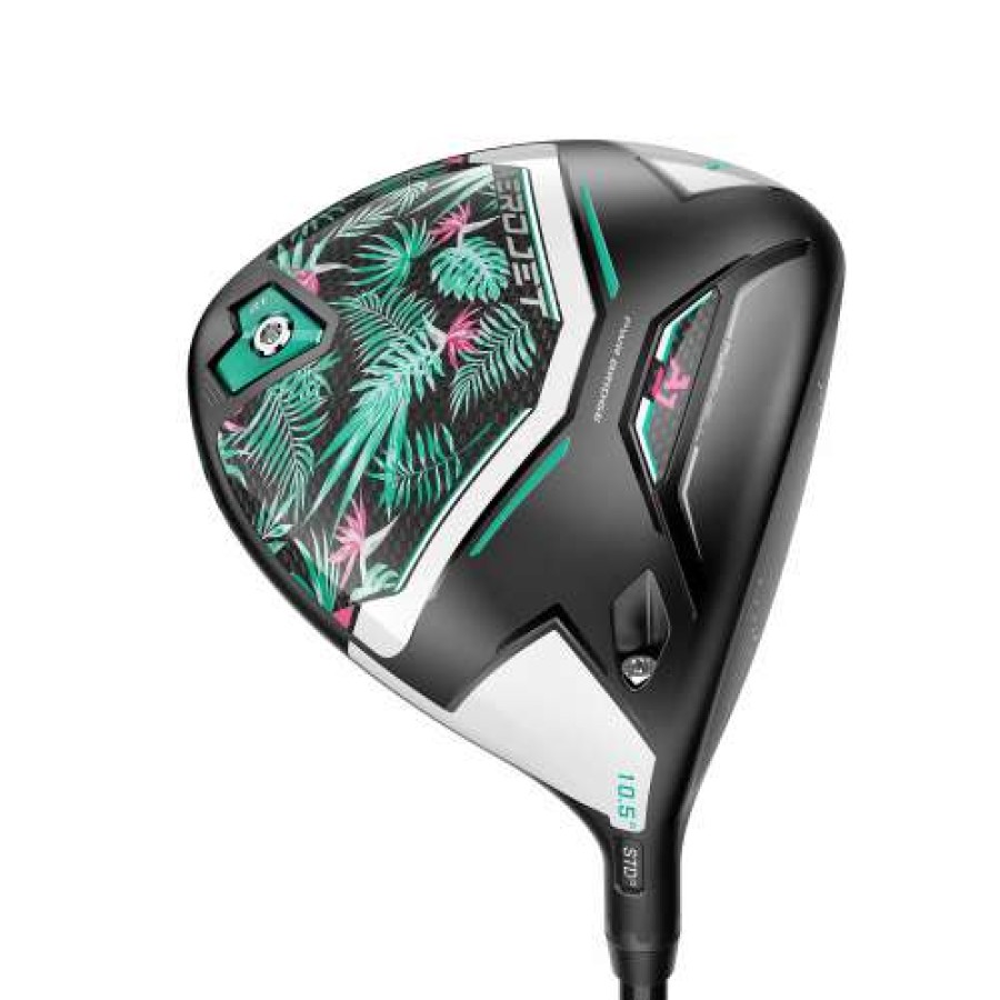 Men'S Clubs * | Promotion Limited Edition Cobra Aerojet Palm Tree Crew Driver 10.5 Stiff