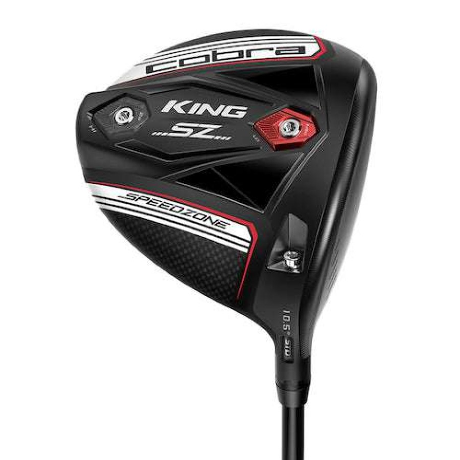 Men'S Clubs * | Clearance Sale Cobra King Speedzone Driver Black/White