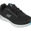 Shoes * | New Skechers Women'S Go Golf Max Fairway 3 Golf Shoes Black / Turquoise